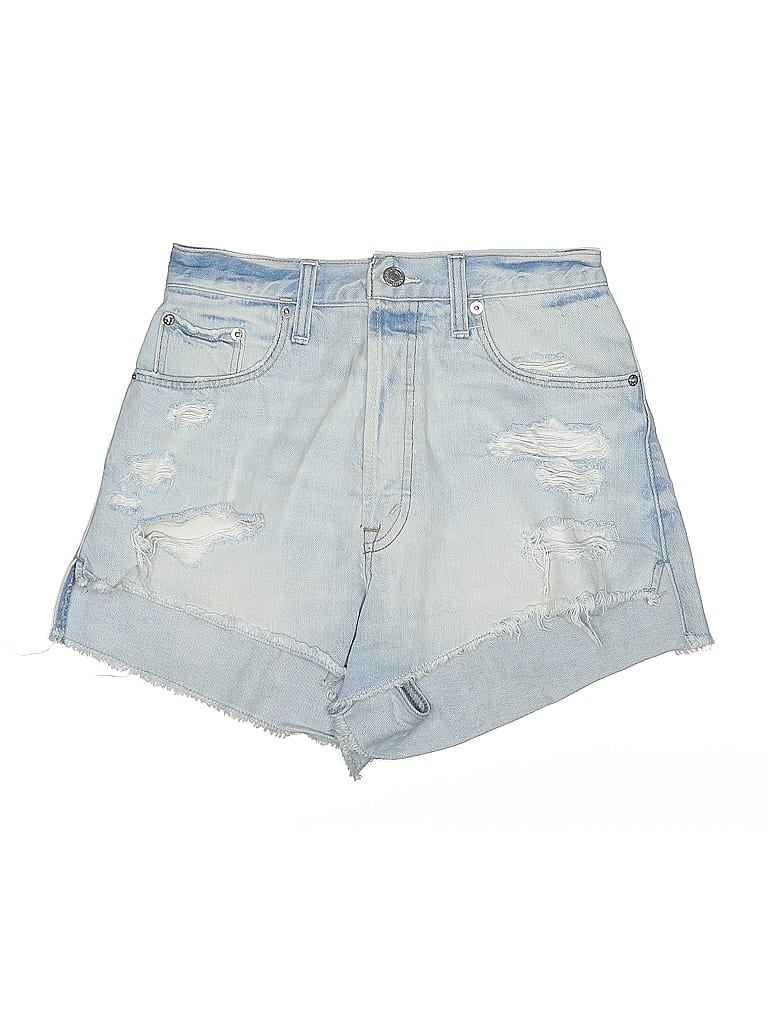 Click to view more detailed imagery on our partner's website Pre-owned Abercrombie & Fitch Denim Shorts In Blue