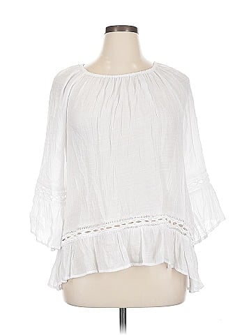 Counterparts 3/4 Sleeve Blouse (view 1)