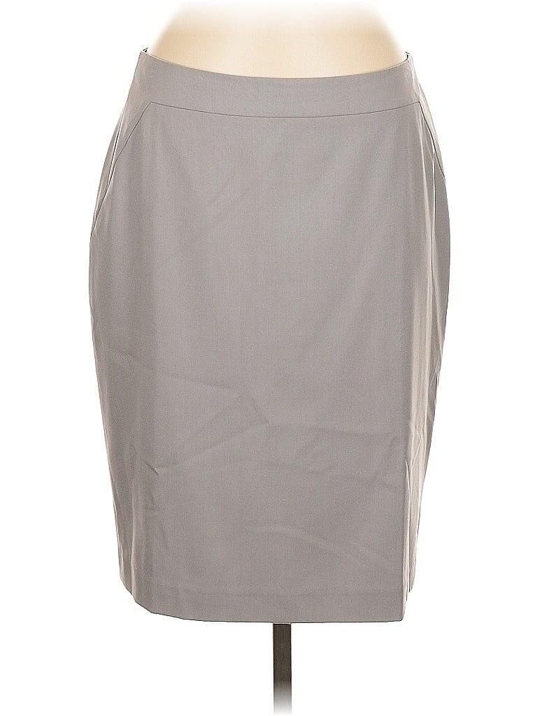 Ann Taylor Factory Formal Skirt In Gray