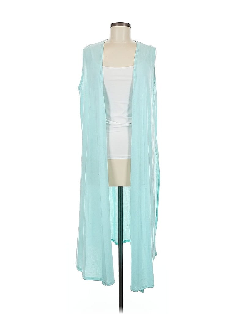 Pre-owned Lularoe Cardigan Sweater In Blue