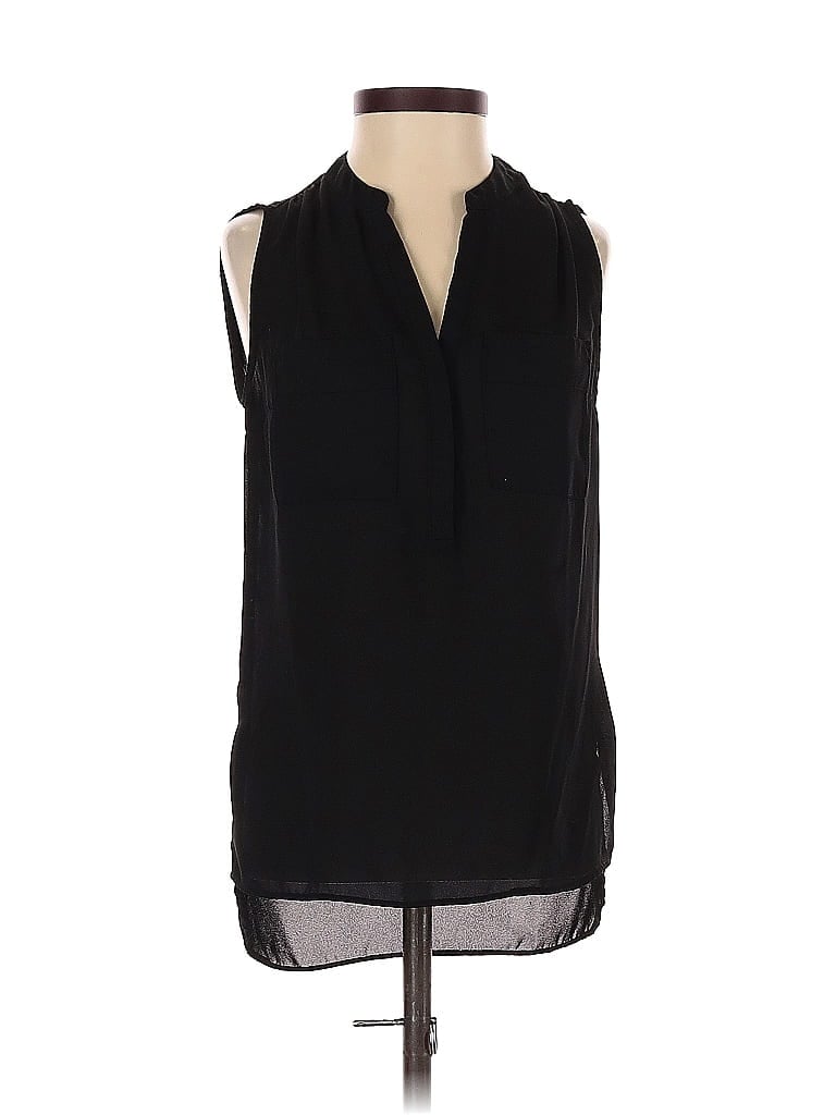 Pre-owned Atmosphere Sleeveless Blouse In Black