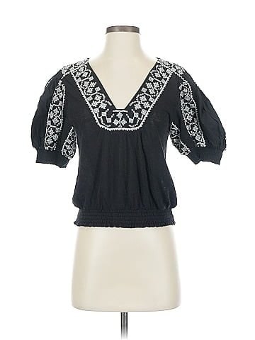 By Anthropologie Short Sleeve Blouse (view 1)