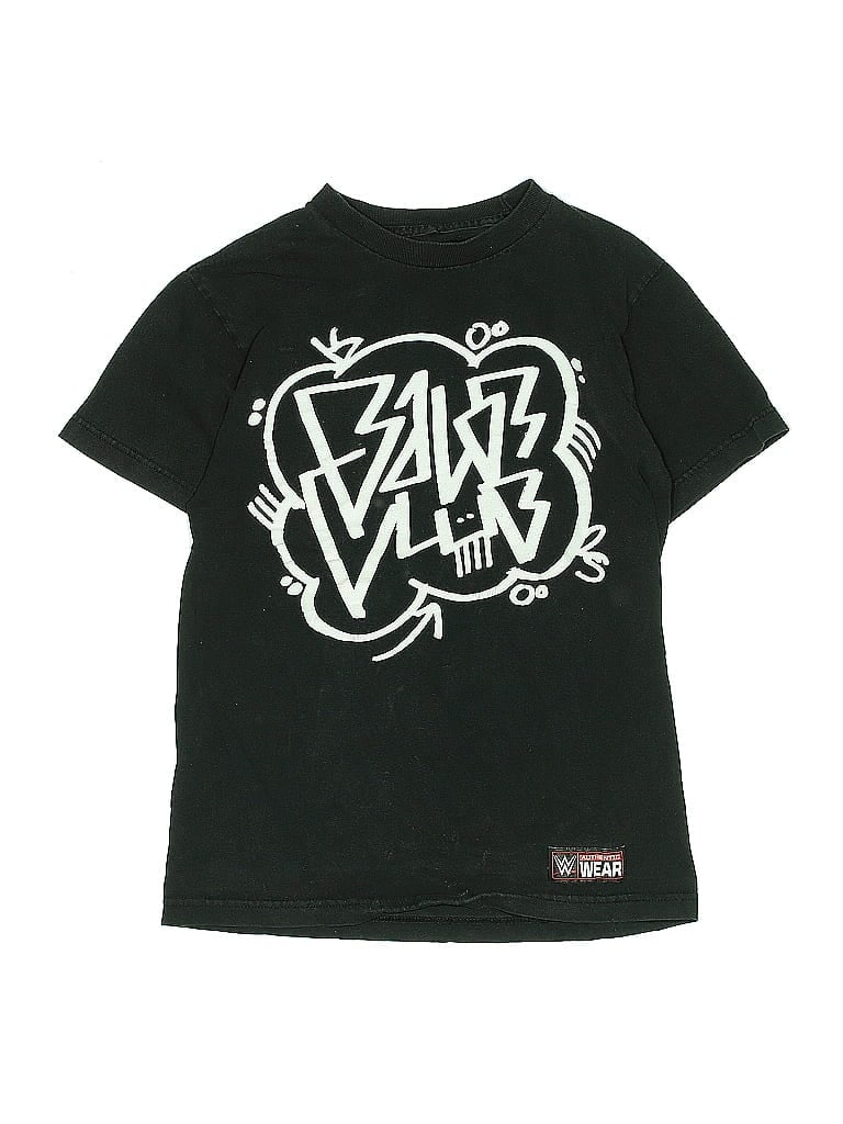 Click to view more detailed imagery on our partner's website Pre-owned Wwe Kids' Short Sleeve T-shirt In Black