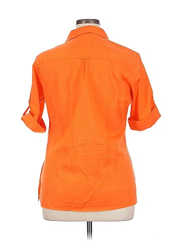 Peck & Peck 3/4 Sleeve Button-Down Shirt (view 2)