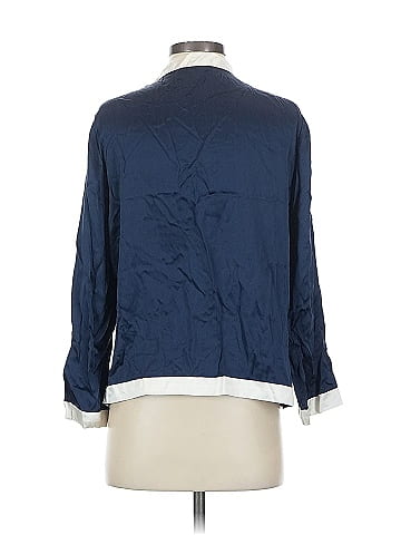 J.Crew 365 3/4 Sleeve Silk Top (view 2)