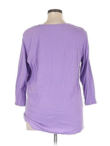 KIRKLAND Signature 3/4 Sleeve T-Shirt (view 2)