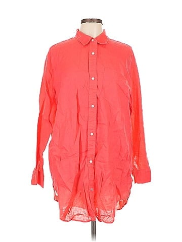 Gap 3/4 Sleeve Button-Down Shirt (view 1)
