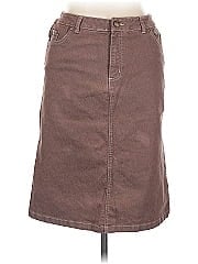 Woman Within Denim Skirt