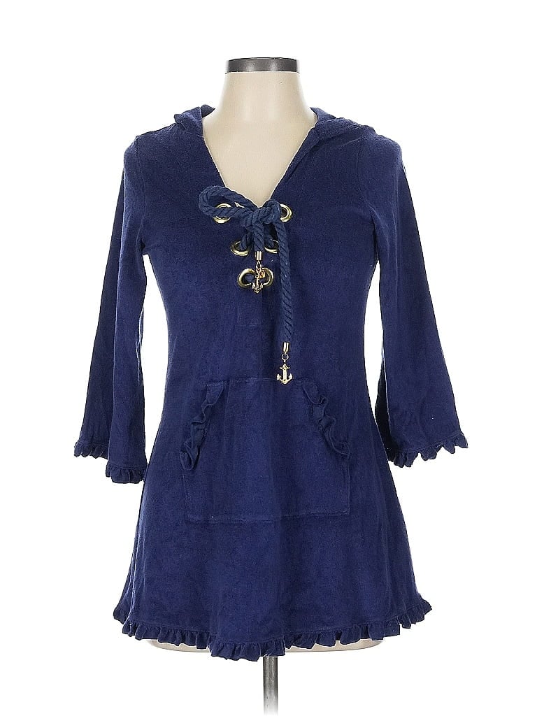 Pre-owned Beach Bunny Casual Dress In Blue