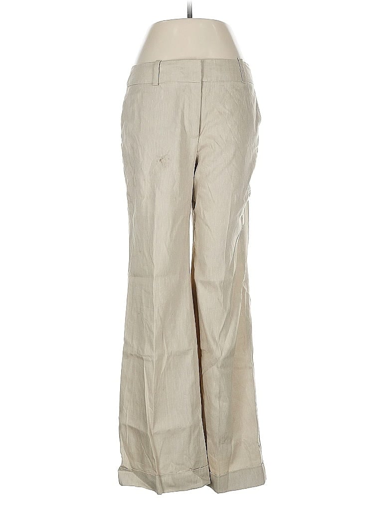 Pre-owned Ann Taylor Linen Pants In Brown