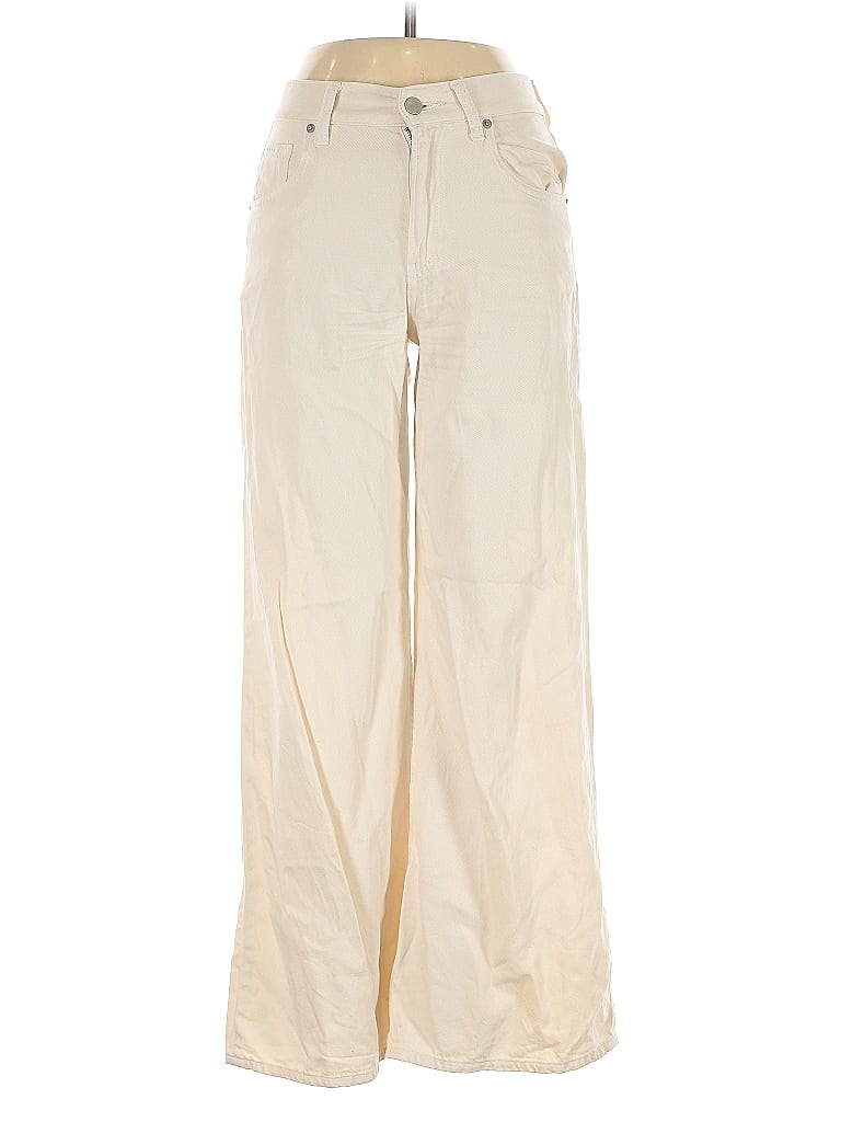 Pre-owned Uniqlo Jeans In White