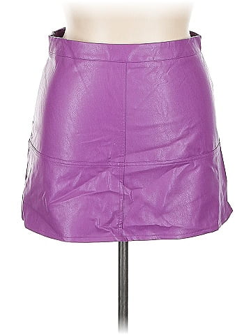 Assorted Brands Faux Leather Skirt (view 1)