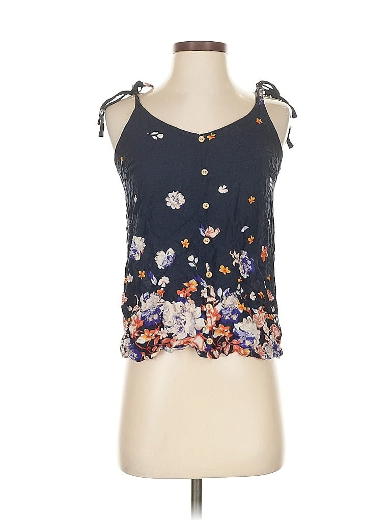 Pre-owned Maurices Sleeveless Top Blue Sweetheart Neckline Tops