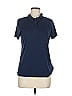 Assorted Brands 100% Polyester Blue Short Sleeve Polo Size M - photo 1