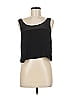 Topshop 100% Polyester Black Sleeveless Blouse Size 6 - photo 1