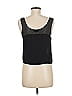 Topshop 100% Polyester Black Sleeveless Blouse Size 6 - photo 2