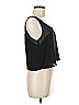 Topshop 100% Polyester Black Sleeveless Blouse Size 6 - photo 4