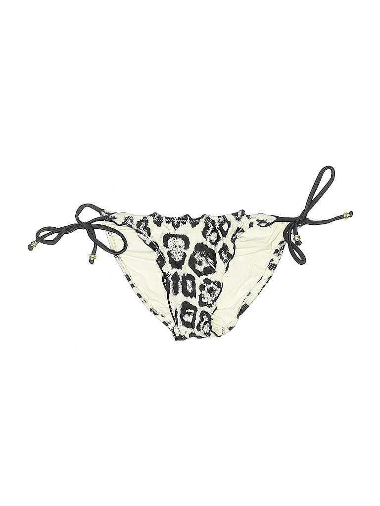 Pre-owned Vix By Paula Hermanny Swimsuit Bottoms In White