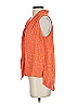 Free People 100% Polyester Orange Sleeveless Blouse Size XS - photo 5