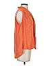 Free People 100% Polyester Orange Sleeveless Blouse Size XS - photo 4
