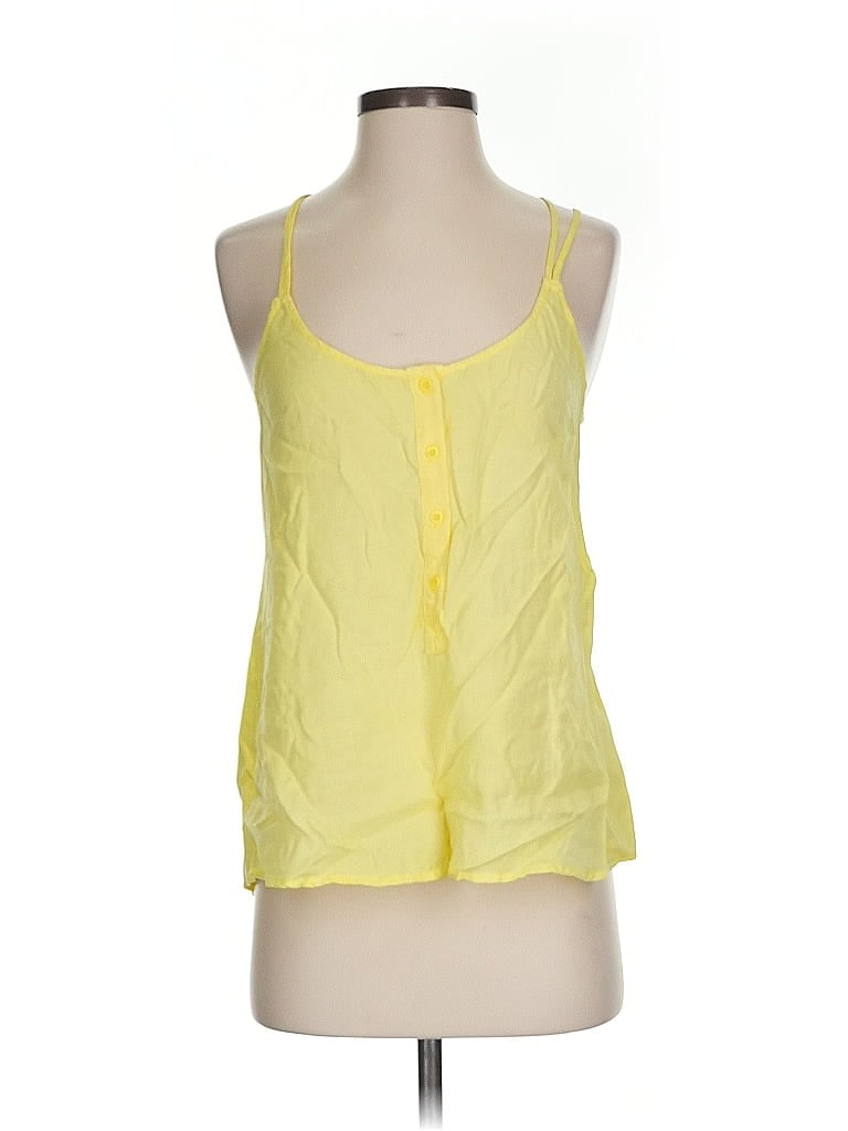 Click to view more detailed imagery on our partner's website Pre-owned Cloth & Stone Sleeveless Blouse In Yellow