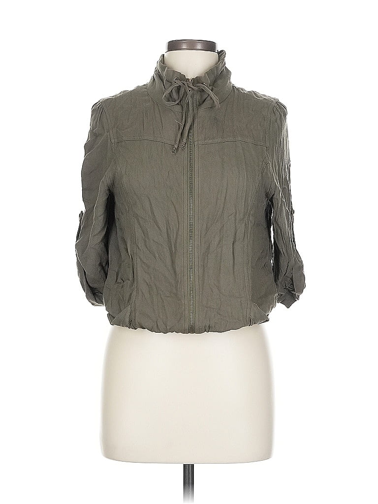 Pre-owned American Rag Cie Tank Top Gray Tie Neck Tops