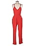 Adelyn Rae Solid Red Jumpsuit Size S - photo 2