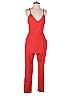 Adelyn Rae Solid Red Jumpsuit Size S - photo 1