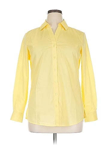 Foxcroft 3/4 Sleeve Button-Down Shirt (view 1)