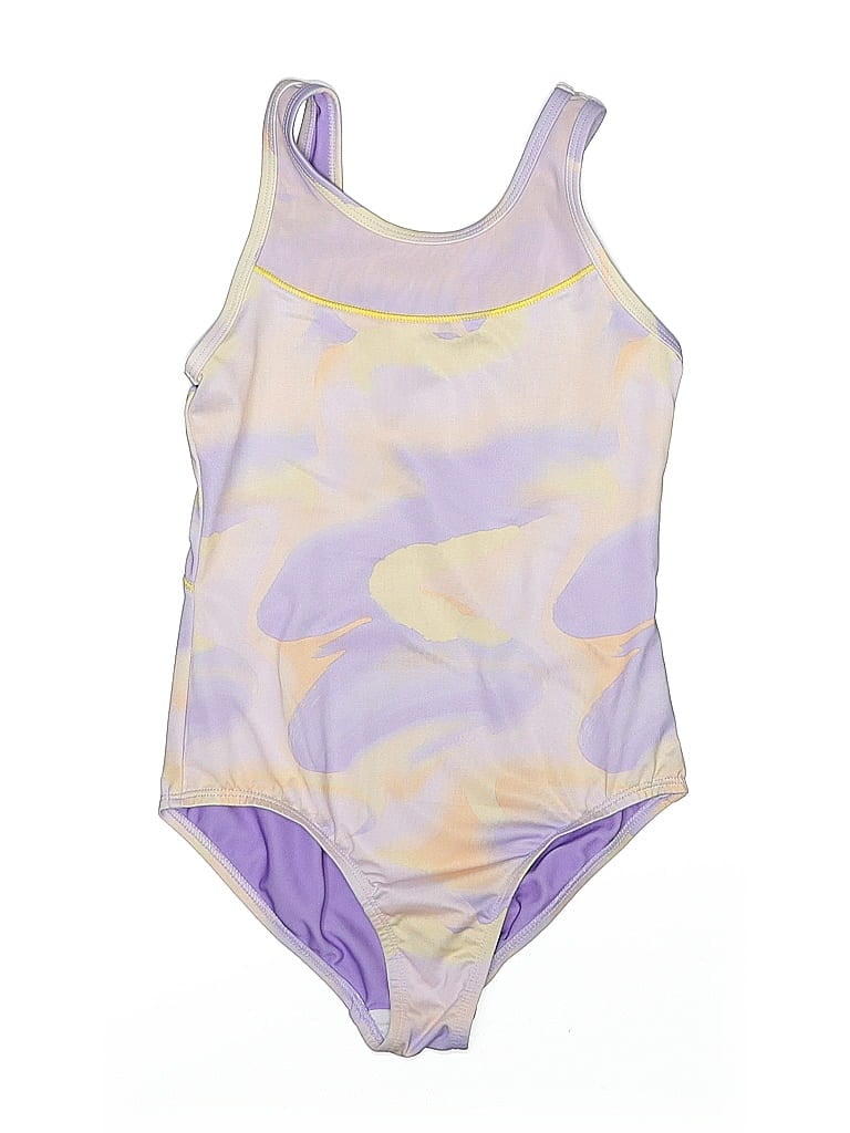Pre-owned Cat & Jack Kids' One Piece Swimsuit In Purple