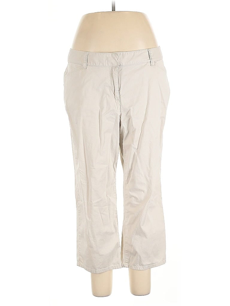 Pre-owned Ann Taylor Factory Khaki Pant In Brown