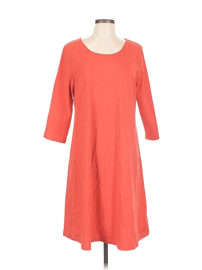 Pre-owned Attitudes By Renee Casual Dress In Orange