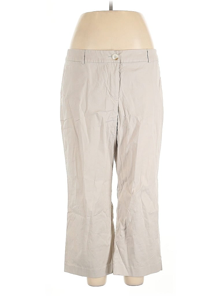 Pre-owned Ann Taylor Factory Khaki Pant In Brown