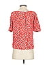 J.Crew 100% Viscose Red Short Sleeve Blouse Size XXS - photo 2
