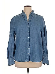 Soho Jeans New York & Company Long Sleeve Button Down Shirt
