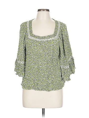 Scoop 3/4 Sleeve Blouse (view 1)