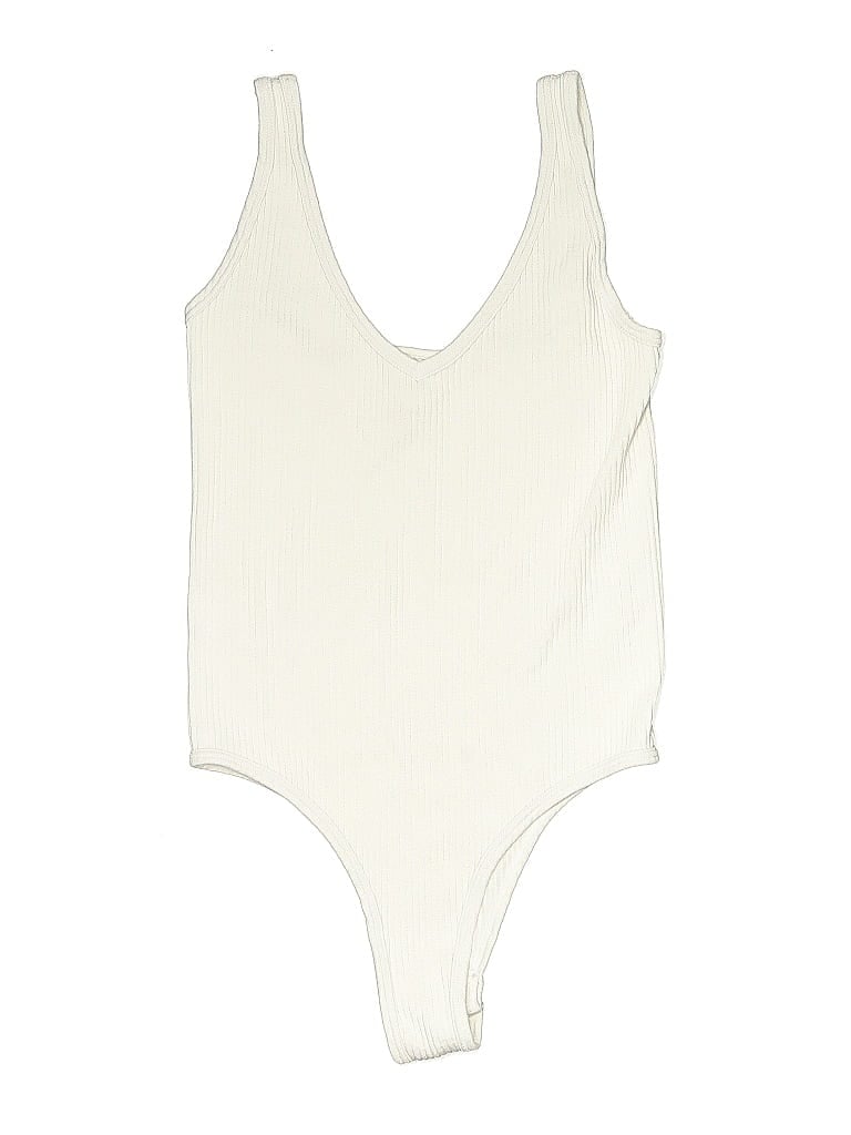 Pre-owned Aura Bodysuit In White