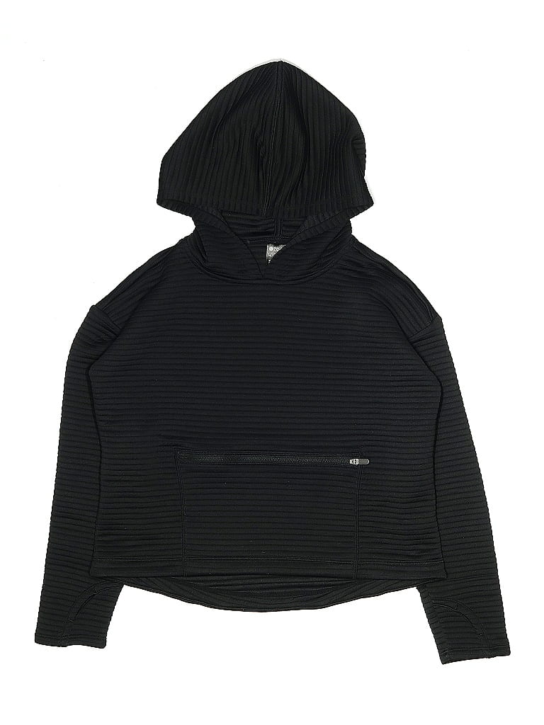 Pre-owned Zella Kids' Zip Up Hoodie In Black