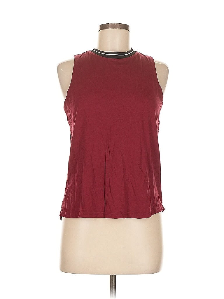 Pre-owned Avia Sleeveless T-shirt In Burgundy