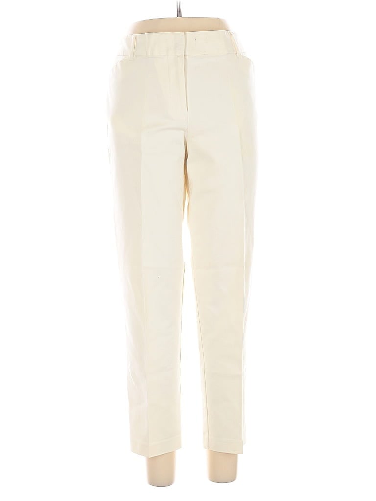 Pre-owned Liz Claiborne Career Dress Pants In White