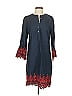 J.Crew 100% Polyester Blue Casual Dress Size S - photo 1