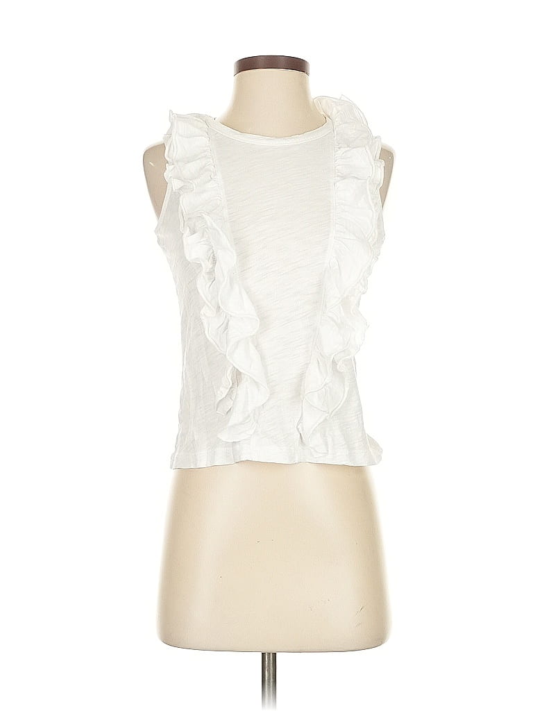 Click to view more detailed imagery on our partner's website Pre-owned Goldie Sleeveless Blouse In White