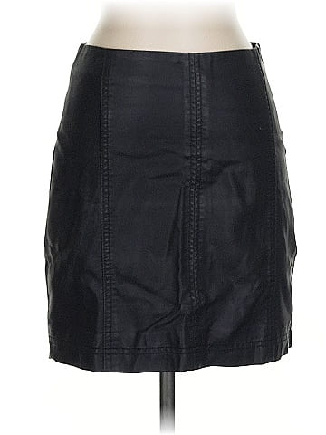 Free People Faux Leather Skirt (view 1)