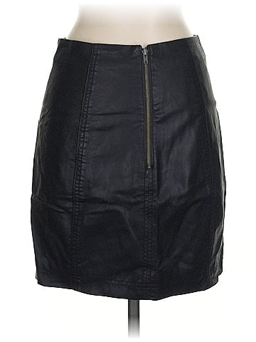 Free People Faux Leather Skirt (view 2)