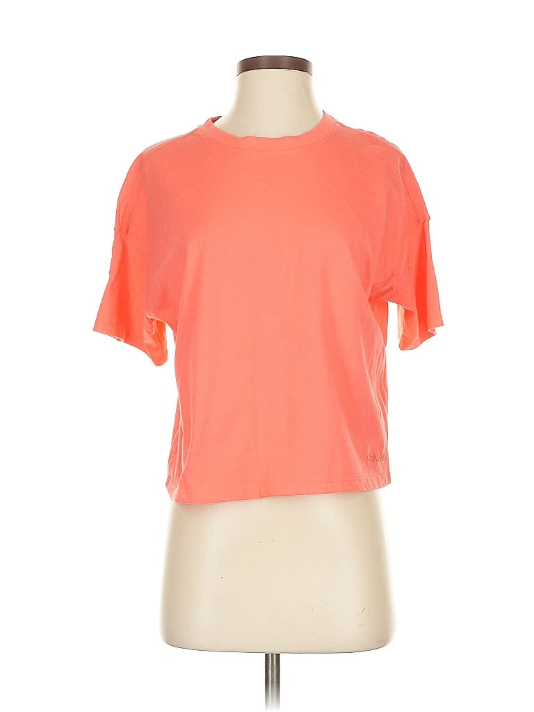 Pre-owned Calvin Klein Performance Short Sleeve T-shirt In Orange
