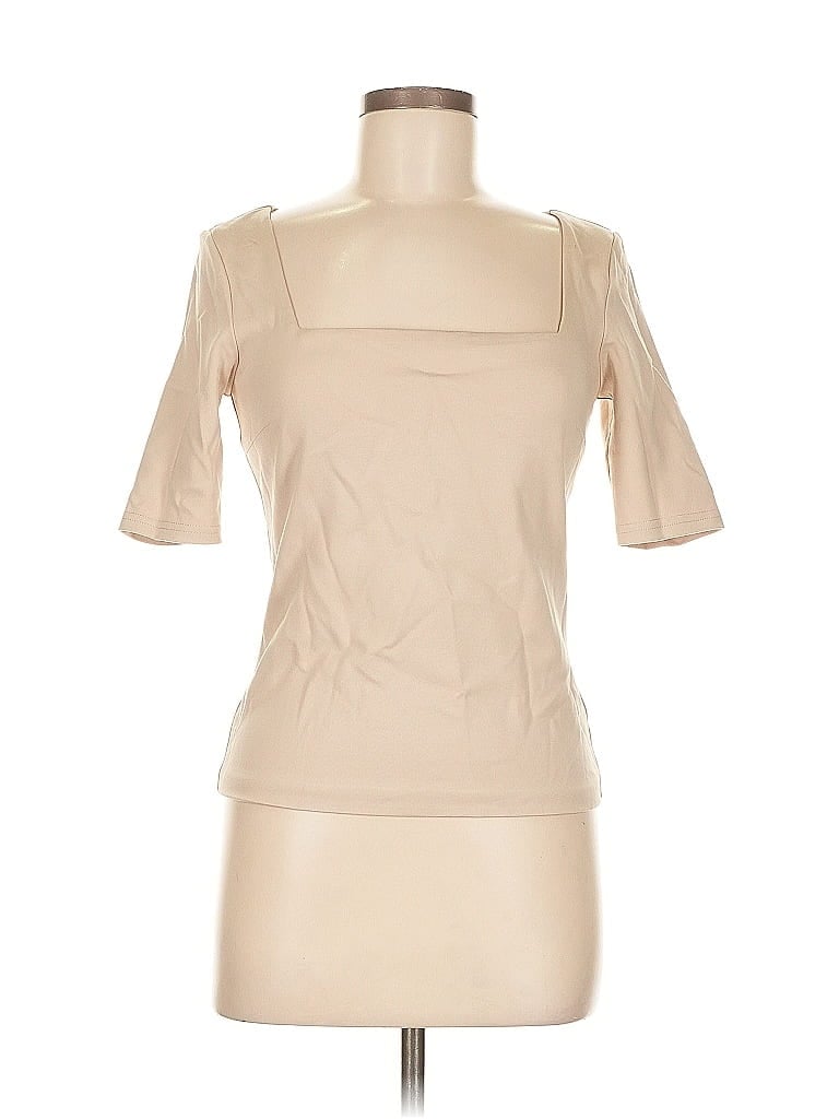 Pre-owned Love, Bonito Short Sleeve Turtleneck In Brown