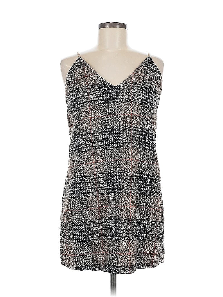 Pre-owned Olivaceous Casual Dress In Brown