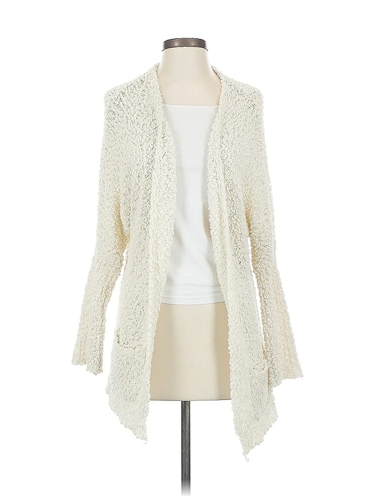 SHEIN Pre-owned Cardigan Sweater In White