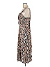 Express 100% Rayon Animal Print Tan Cocktail Dress Size M - photo 5