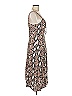 Express 100% Rayon Animal Print Tan Cocktail Dress Size M - photo 4